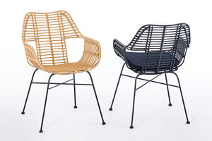 Ein echter Hingucker sind unsere PE Rattanstühle Sylt AL